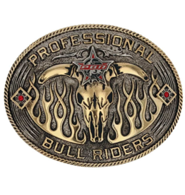 Attitude Jewelry Attitude PBR Open Flames PBR941 Belt Buckle