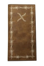 Twisted X Distressed Brown Logo Rodeo XRC-14 Wallet