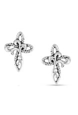 Montana Silversmiths Montana Silversmith Growing Faith ER5185 Cross Earrings