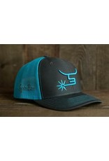 Spin Em Spin Em "Seven" Teal/Charcoal Cap