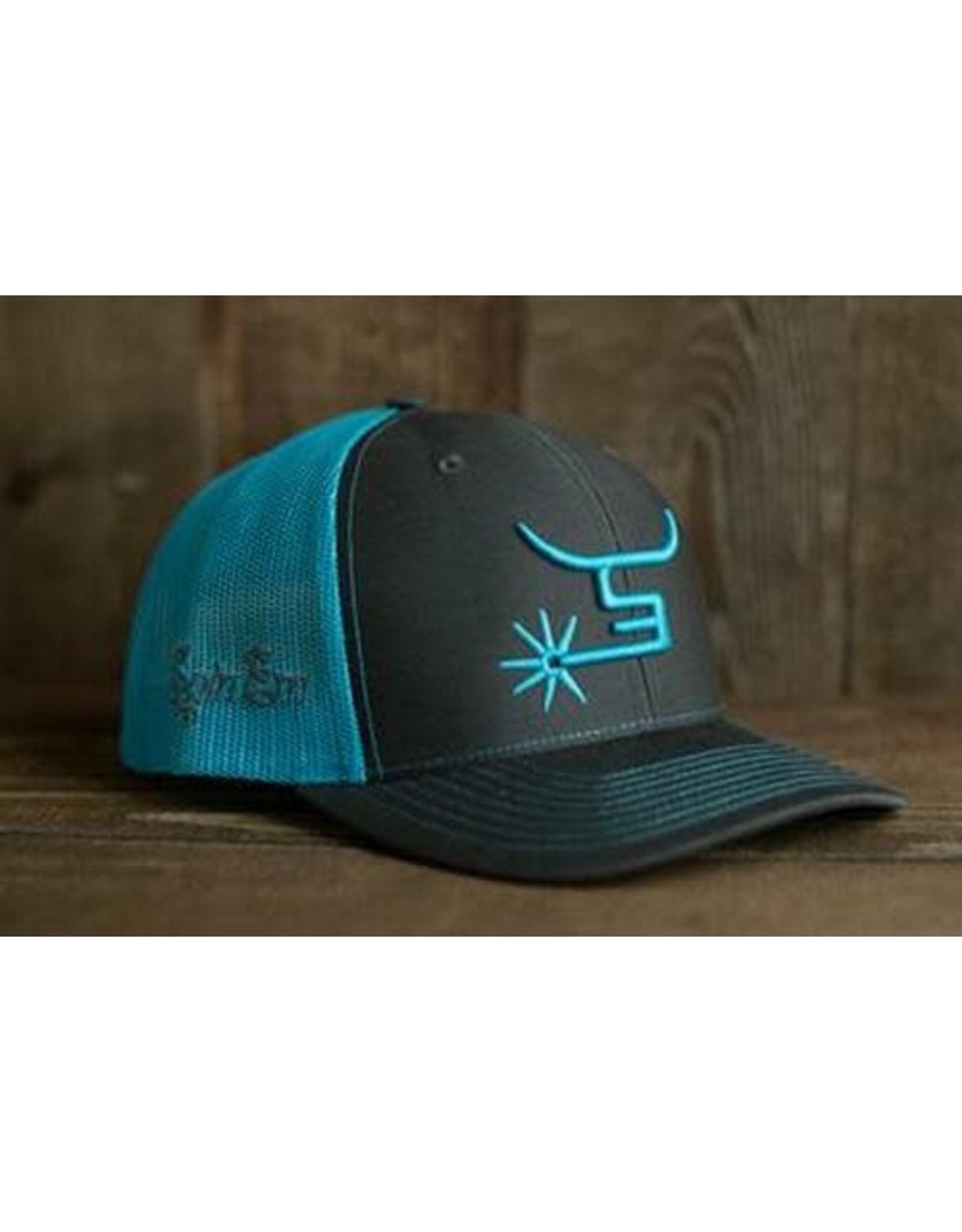 Spin Em Spin Em "Seven" Teal/Charcoal Cap