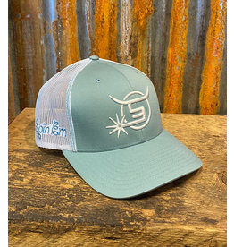 Spin Em Spin Em "Cascade 2" Teal/Grey Snapback Cap