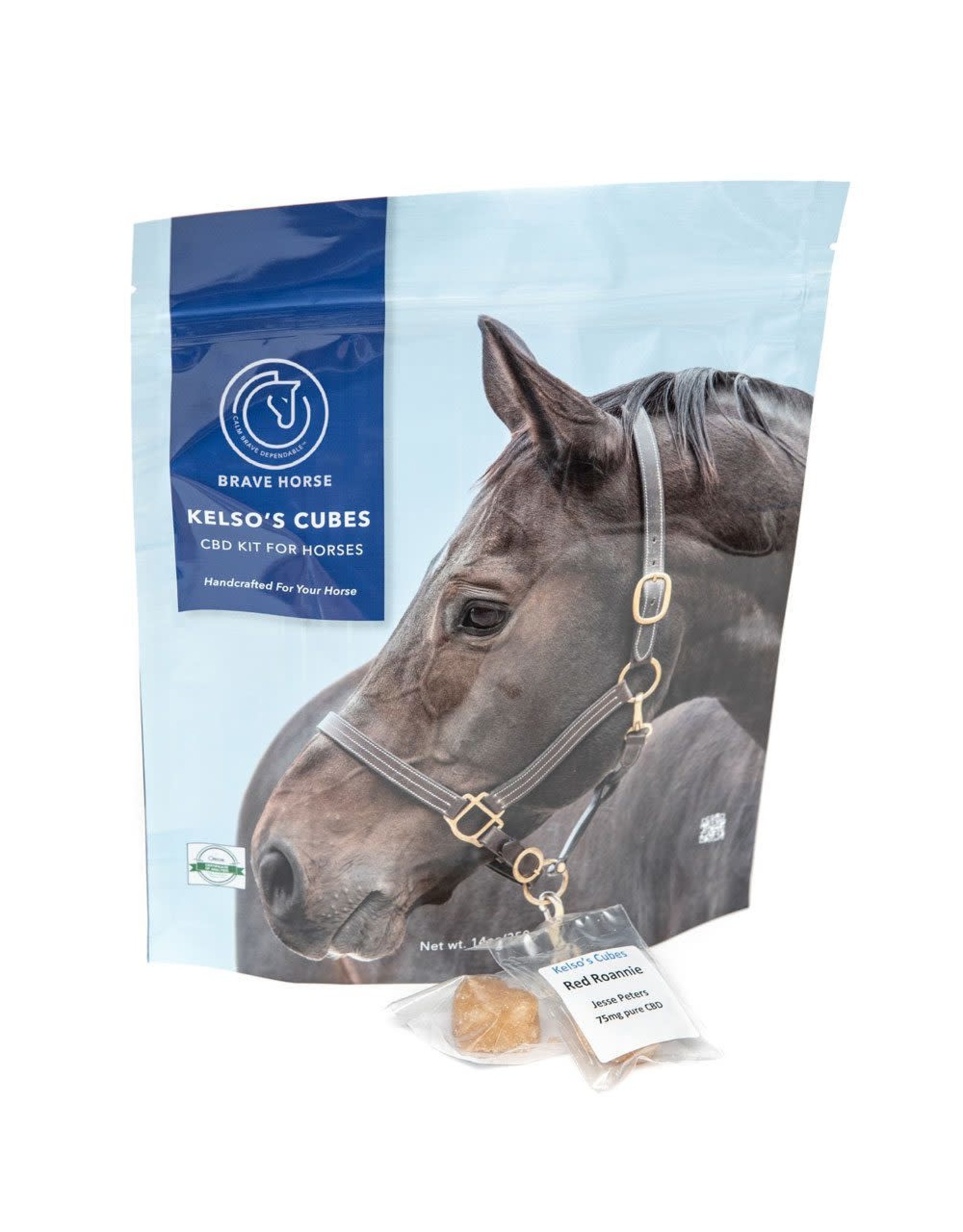 BraveHorse CBD Treats for Horses 20 Treat Bag