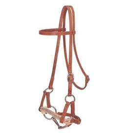 Weaver Double Rope Latigo 10-0295 Leather Sidepull