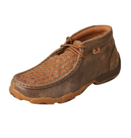 Twisted X Twisted X Youth YDM0030 Bomber/Tan Basketweave Mocs