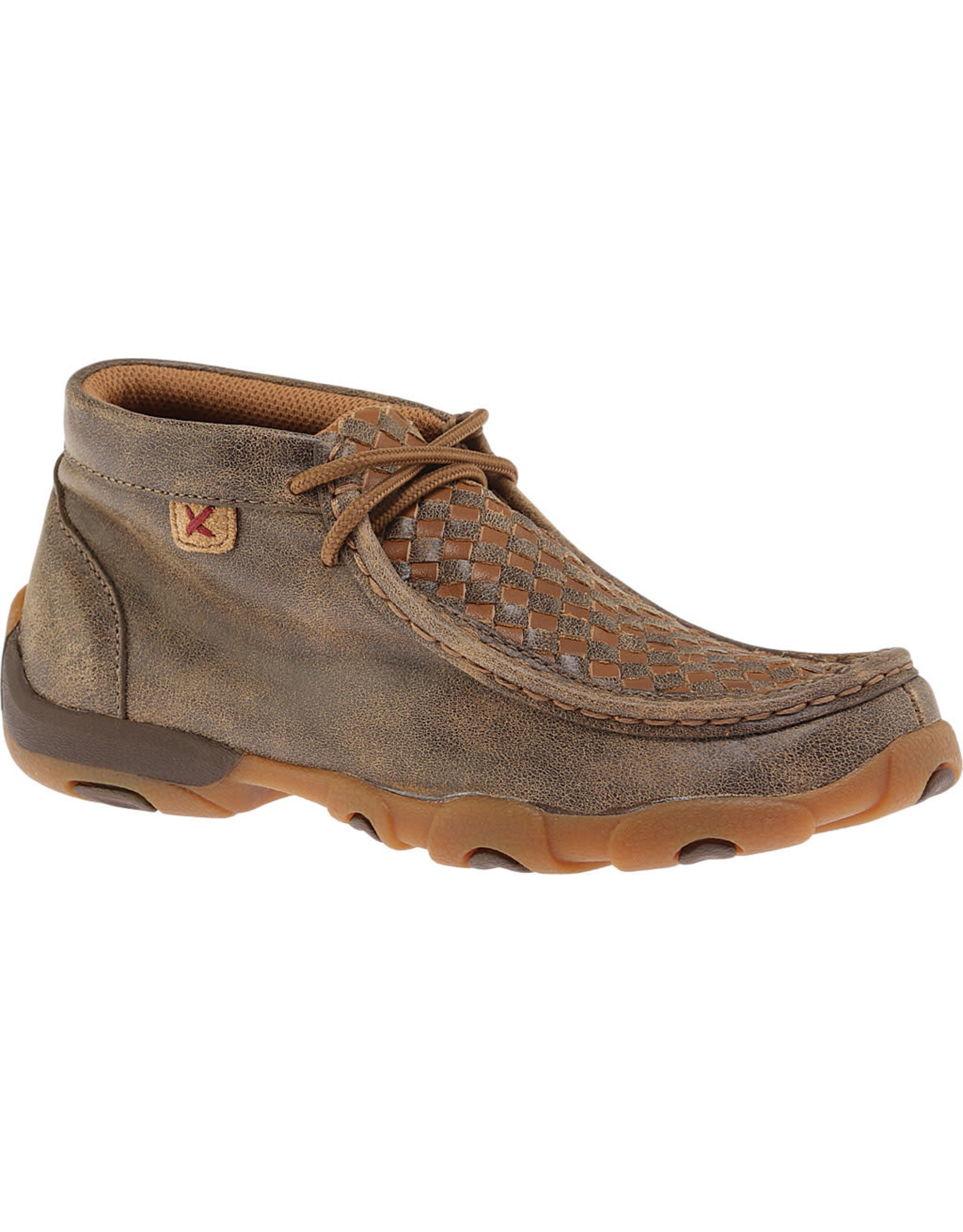 Twisted X Twisted X Youth YDM0030 Bomber/Tan Basketweave Mocs