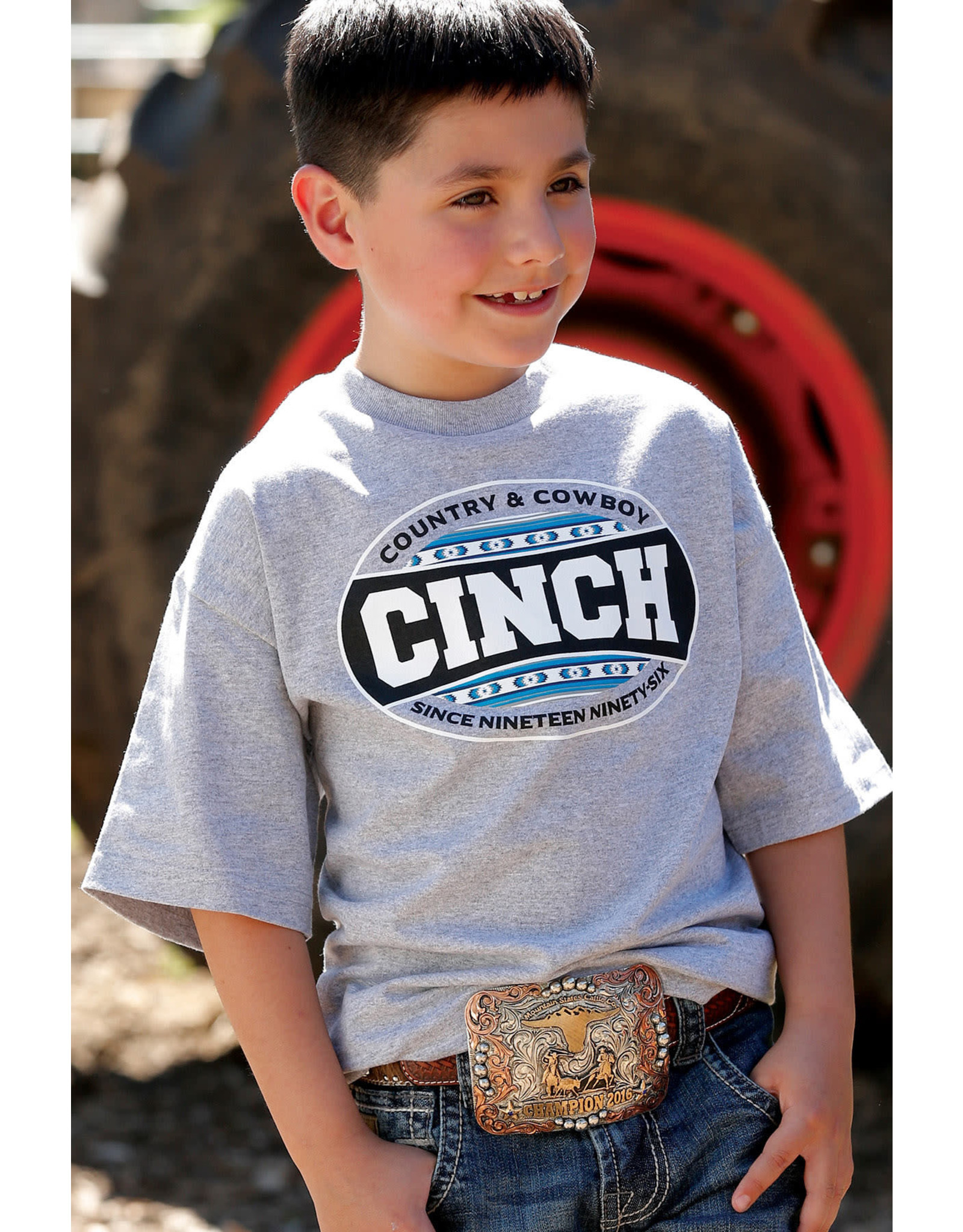 Cinch Cinch Country and Cowboy Kids Tees MTT7670117 HGY