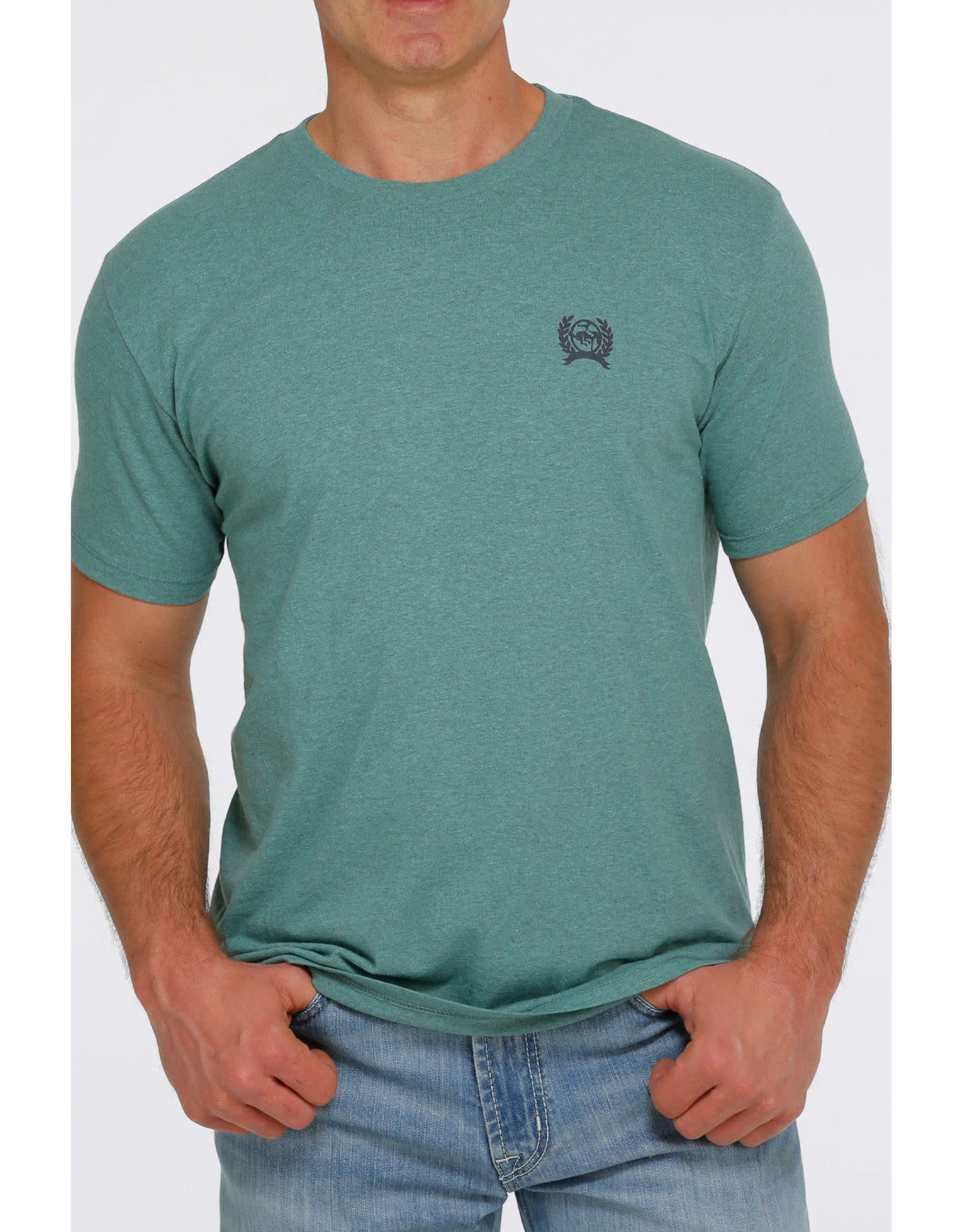 Cinch Men's Hunter Green Buffalo MTT1690490 T-Shirt