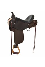 High Horse Circle Y High Horse Rosebud Cordura 16”  Wide Tree Trail Saddle 6918-1601-05