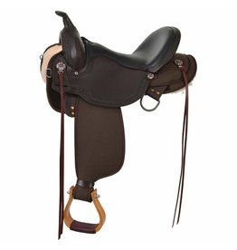 High Horse Circle Y High Horse Rosebud Cordura 16”  Wide Tree Trail Saddle 6918-1601-05
