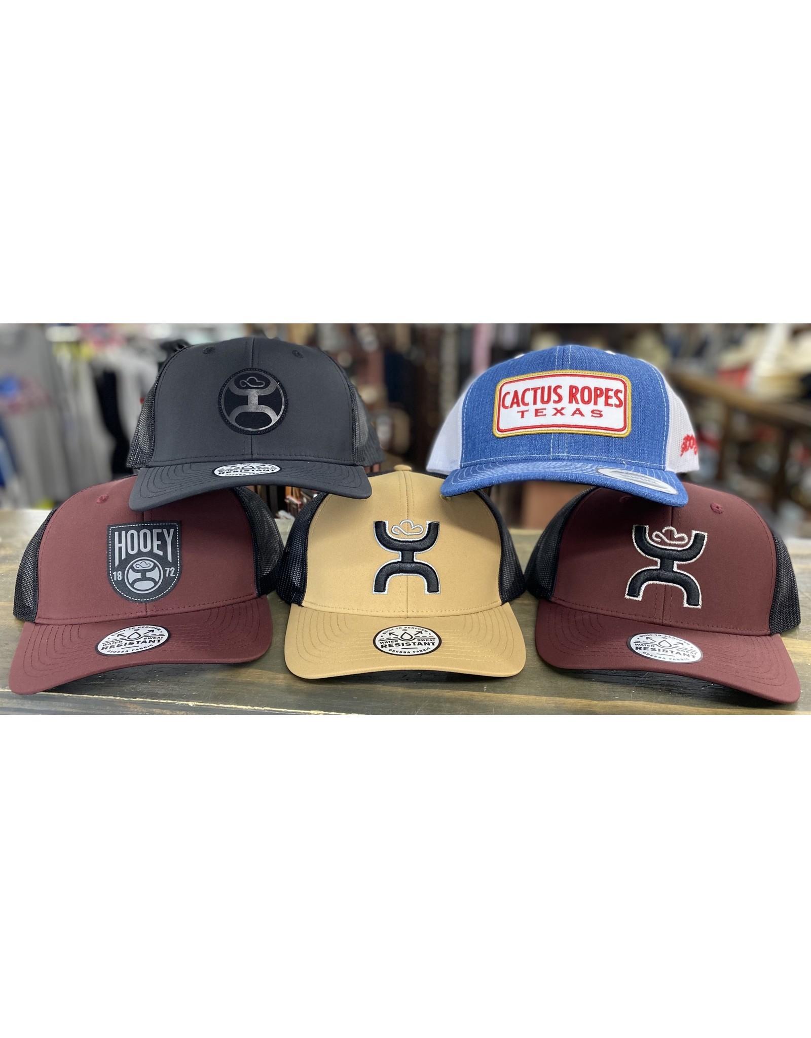 Hooey Hooey Bronx Maroon Patch 2203T-MABK Cap OSFA