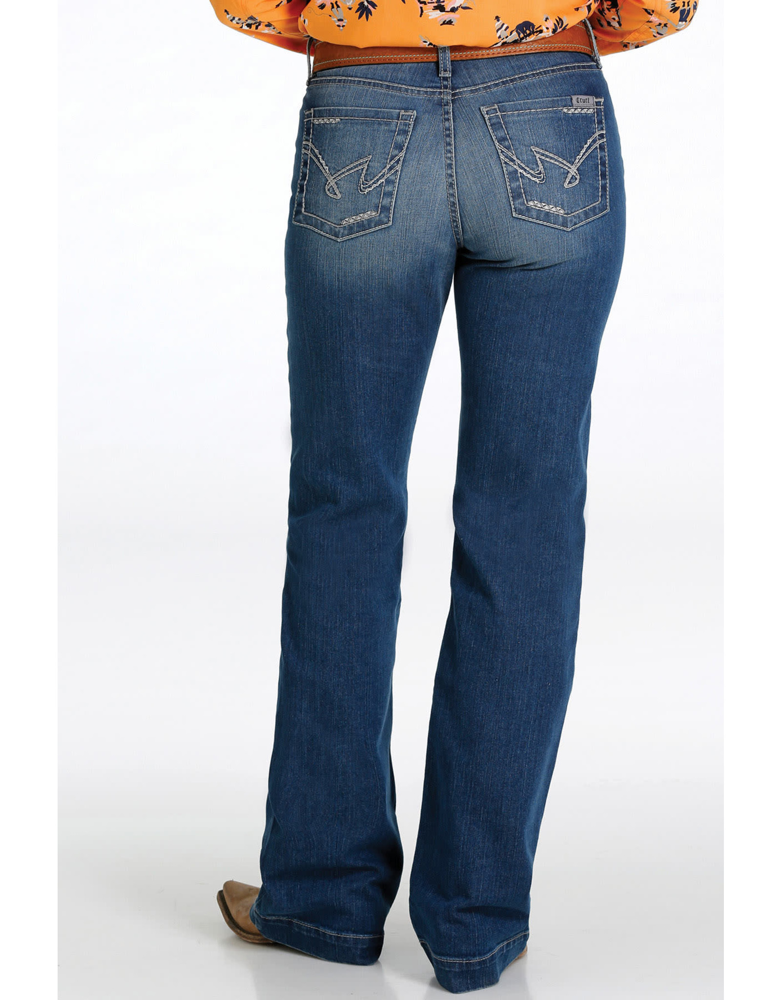 Cruel Girl Women's Haley Trouser CB19554001 Moderate Rise Jeans