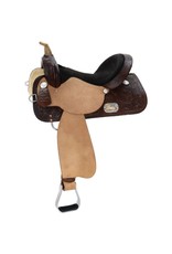 High Horse Circle Y The Proven Walnut  6212-7401-05 Liberty 14" Seat Wide Tree Barrel Saddle
