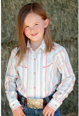 Cruel Cruel Girl Kid’s Pastel Serape Long Sleeve CTW3370007 Western Shirt
