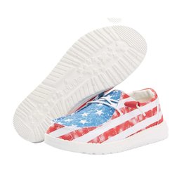 Hey Dude Hey Dude Ladies Wendy Star Spangled 121412698 Casual Shoes