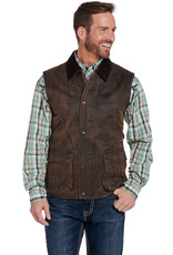 Cripple Creek Pinecone Brown Men’s Concealed Carry CW1417 Flannel Lined Vest