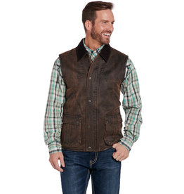 Cripple Creek Pinecone Brown Men’s Concealed Carry CW1417 Flannel Lined Vest