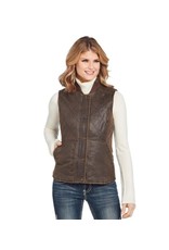 Cripple Creek Antique Brown Ladies Concealed Carry CW8319 Quilted Vest