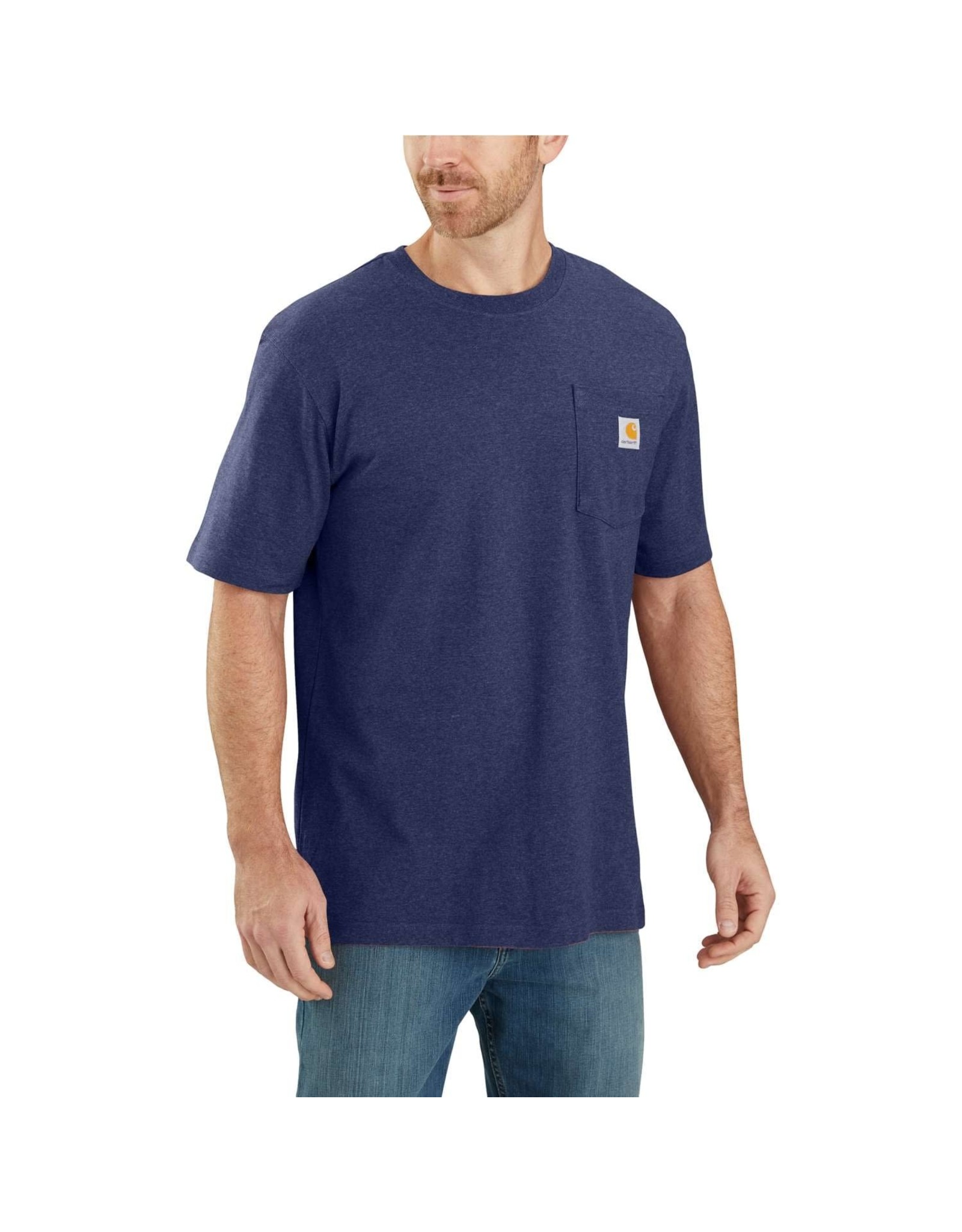 Carhartt Mens K87-413 Cobalt Blue Work T-Shirt - Nelson Royal's