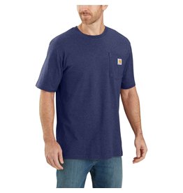 Carhartt Mens K87-413 Cobalt Blue Work T-Shirt