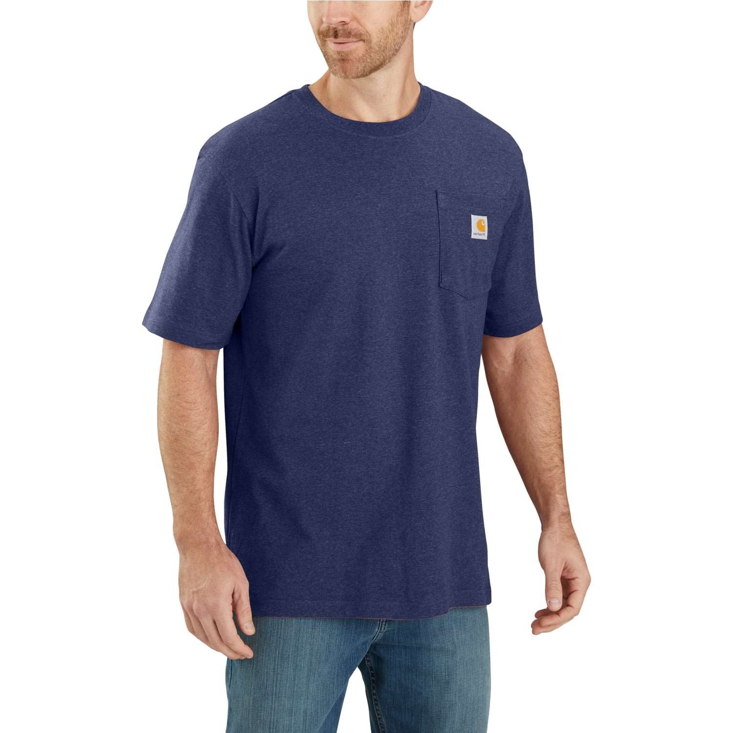 Carhartt Mens K87-413 Cobalt Blue Work T-Shirt - Nelson Royal's