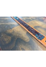 Chase Combs Leather 2 Cs Leatherworks Custom Painted Medium Oil/Walnut 33" Belt