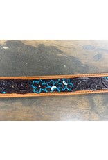 Chase Combs Leather 2 Cs Leatherworks Custom Painted Medium Oil/Walnut 33" Belt