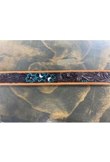 Chase Combs Leather 2 Cs Leatherworks Custom Painted Medium Oil/Walnut 33" Belt