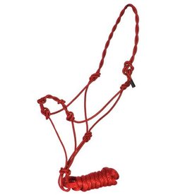 Showman Showman Red Training Knotted Rope Halter 4340X