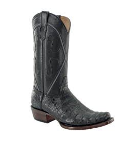 R Watson Mens Exotic Black Caiman Belly RW2000-1 Western Boots