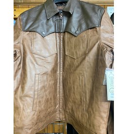 Cripple Creek Mens Leather Concealed Carry CW5439  Jacket