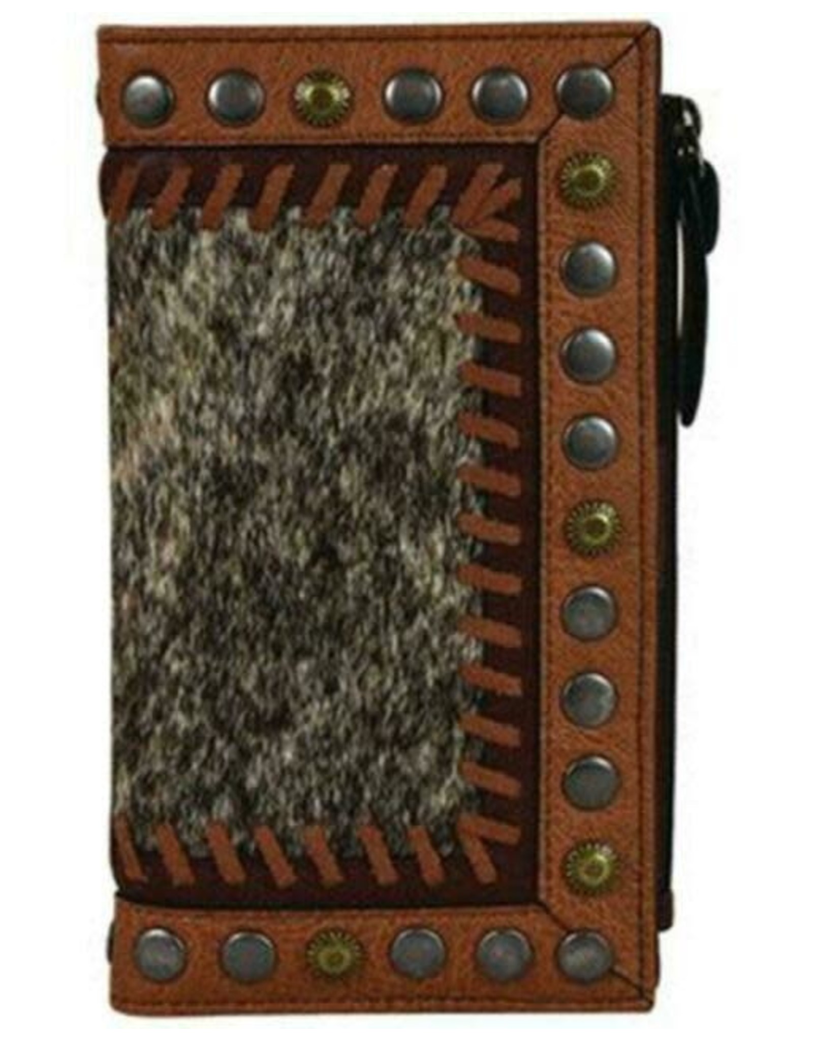 Tony Lama Tony Lama Brindle Hair On Cognac Ladies Wallet 2131725W
