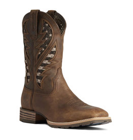 Ariat Men’s VenTek Brown American Flag 10038340 Western Boots