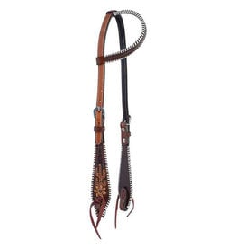 Circle Y Circle Y Desert Edge Buckstitch One Ear Headstall 1018-15-SV