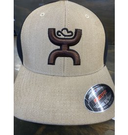 Hooey Hooey Ash Flexfit 2231TNBK-01 Trucker Cap Sz. S/M