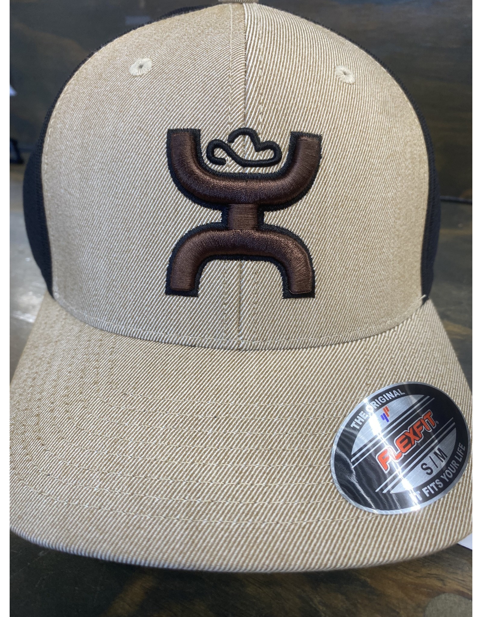 Hooey Hooey Ash Flexfit 2231TNBK-02 Trucker Cap Sz. L/XL