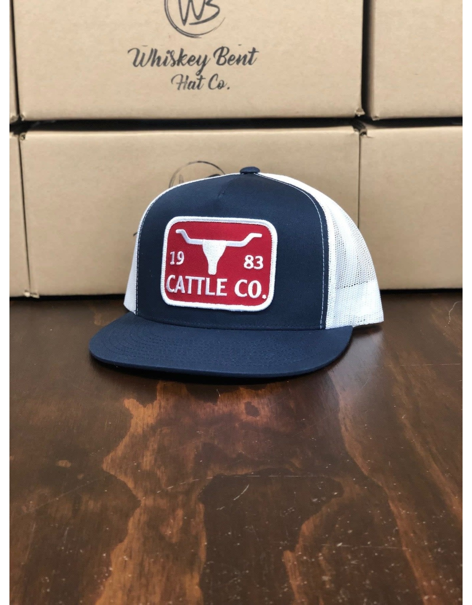Whiskey Bent Hat Co. Chisholm Navy Trucker Cap