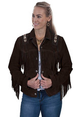 scully Scully Ladies Fringe and Lace Beaded Jacket L758
