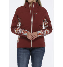 Cinch Ladies Burgundy Southwestern Print MAJ9857001 BUR Concealed Carry Jacket