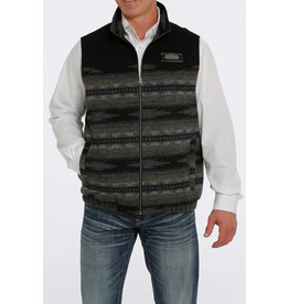 Cinch Men’s Black MWV1543006 Wooly Vest