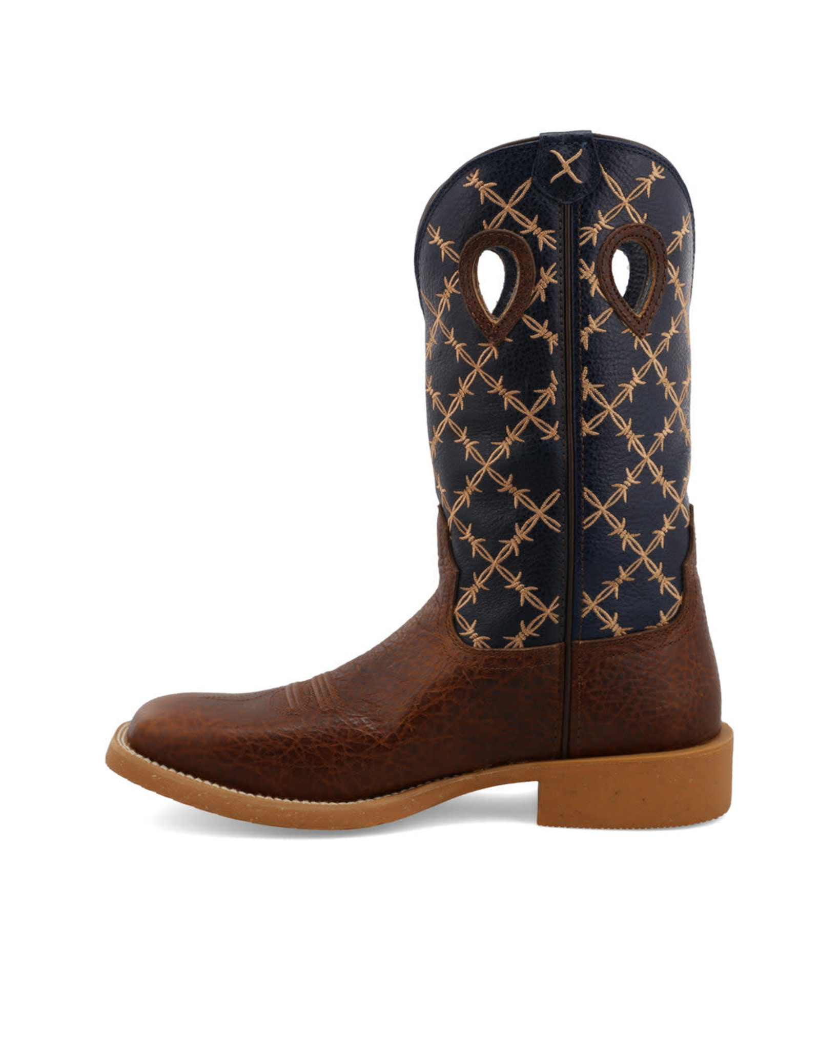 Twisted X Mens MXTR004 Rustic Brown & Navy Western Boots