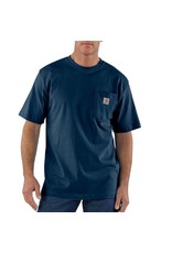 Carhartt Mens K87-NVY Front Pocket Work T-Shirt