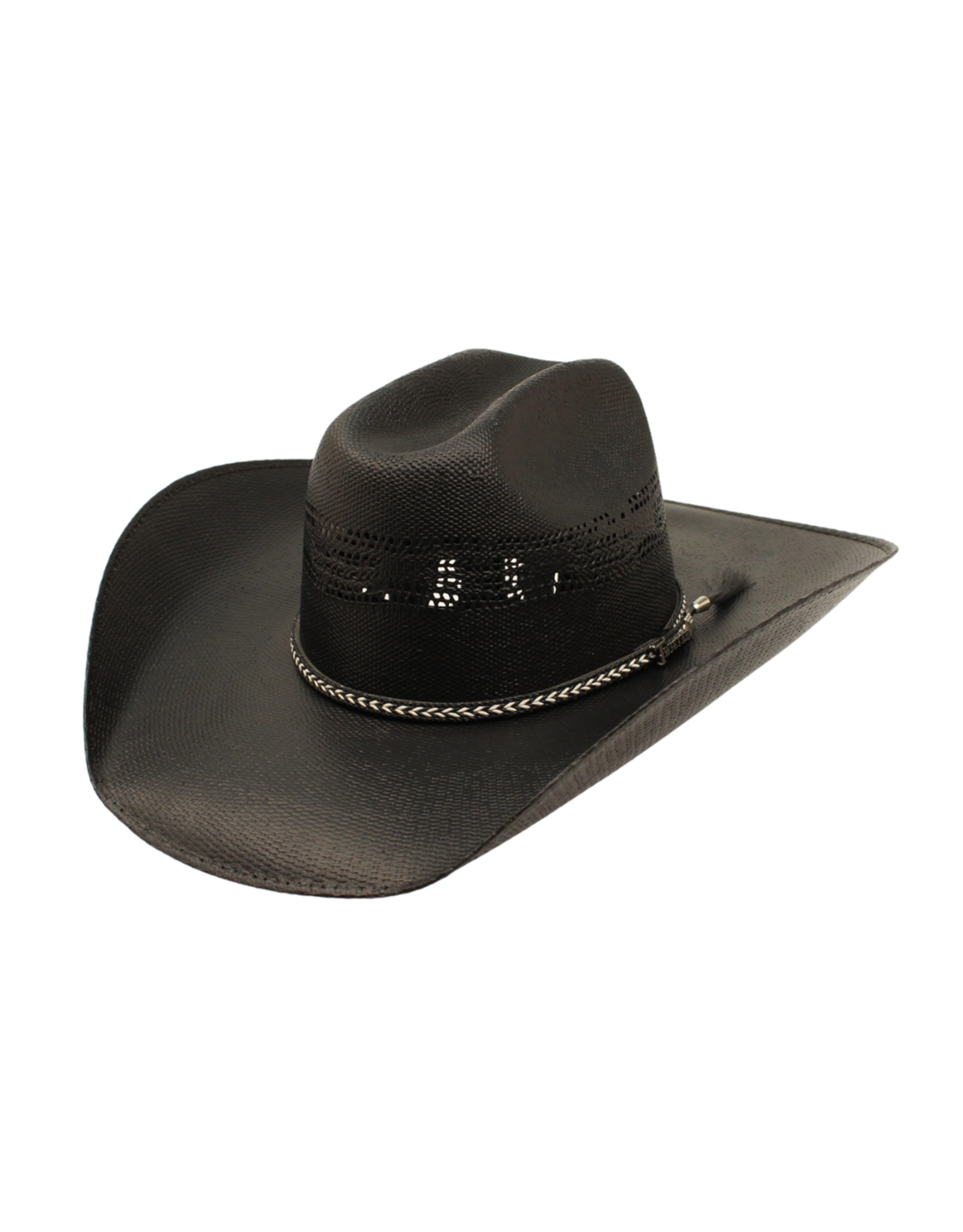 Twister Black Bangora T7169001 Straw Cowboy Hat