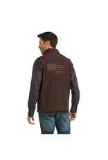 Ariat Ariat Men's Logo 2.0 Patriot 10037560 Coffee bean Softshell Concealed Carry Vest