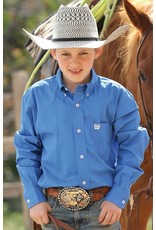 Cinch Cinch Boy’s Sky Blue MTW7060083 Button Down Western Shirt