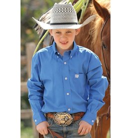 Cinch Cinch Boy’s Sky Blue MTW7060083 Button Down Western Shirt