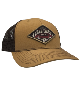 Red Dirt Hat Company Red Dirt Hat Co. Antlers Gold/Brown RDHC326 Cap