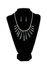 Silver Strike Silver Strike Turquoise Fashion Necklace Set D4500240