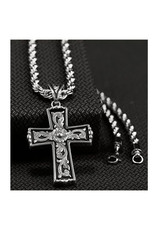 Twister Twister Nickel Cross Necklace 32110