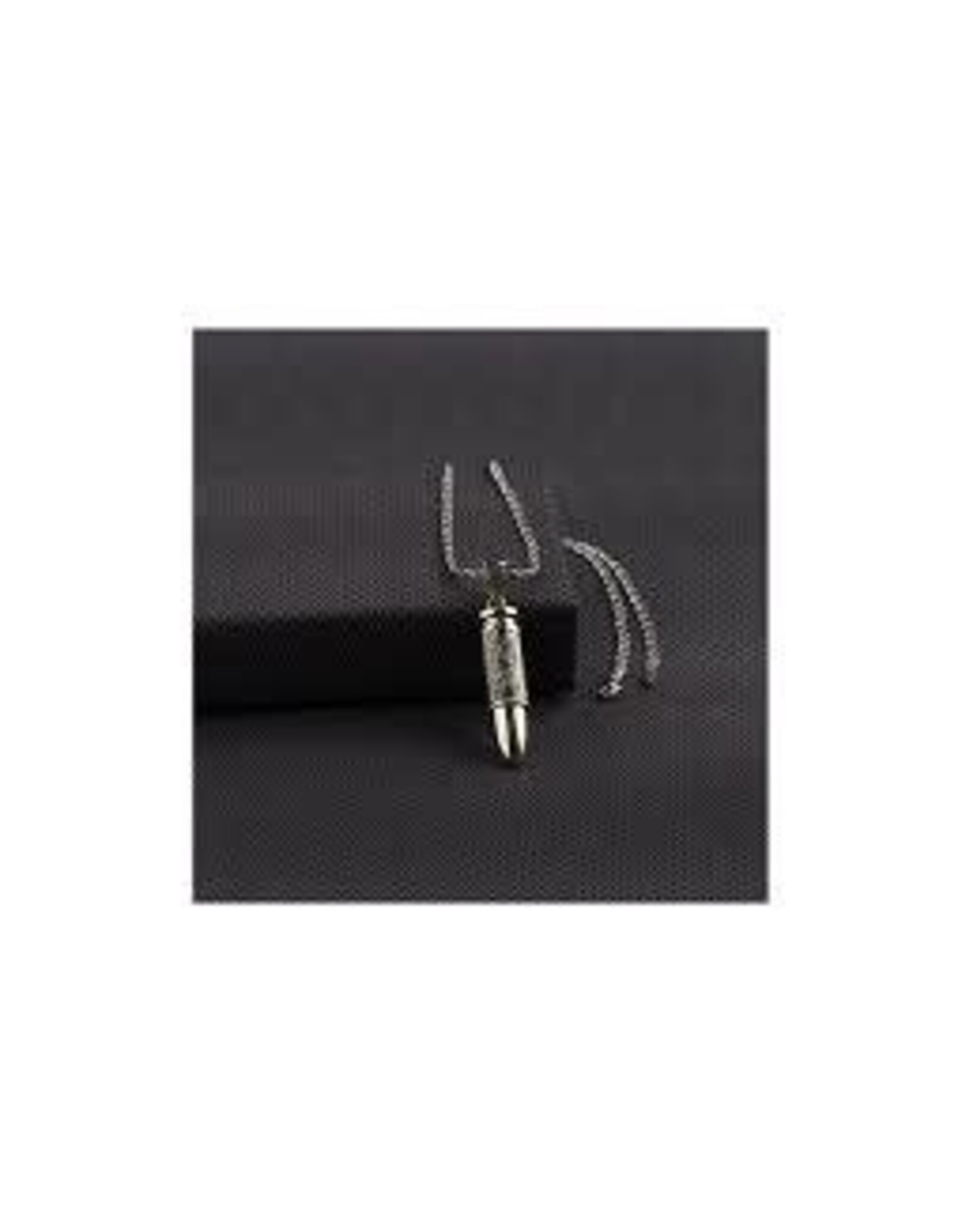Twister Silver Strike Bullet Necklace D47136